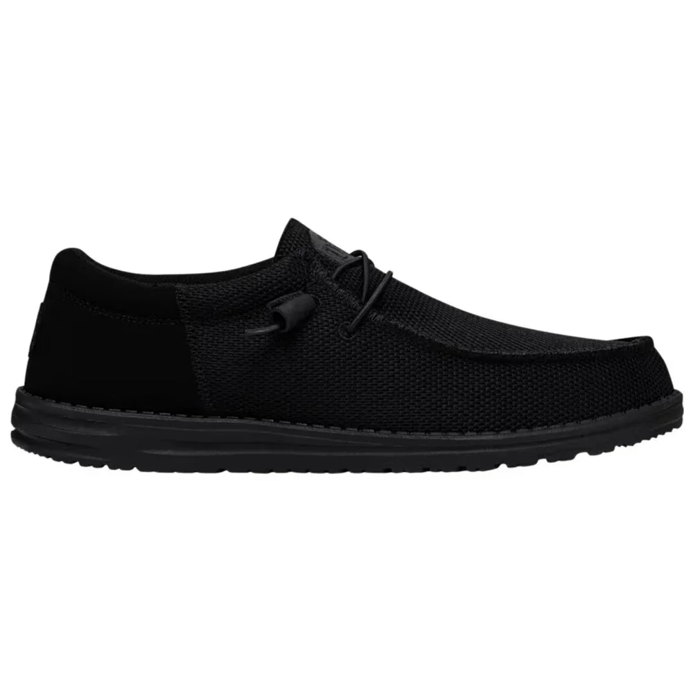 Hey Dude Wally Funk Mono 40011-0XS Men's 9 M Black Slip On Casual Shoes ZOGG3697